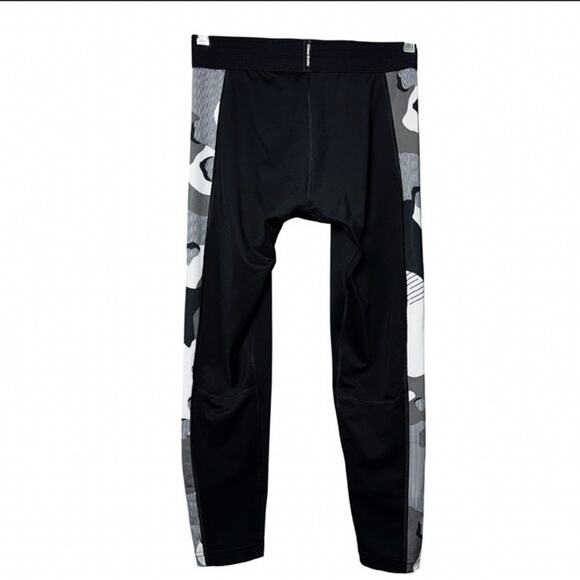 Nike Pro Dri-FIT Pants Mens Small Black Camo Compression Athletic Under Layer - Picture 2 of 6